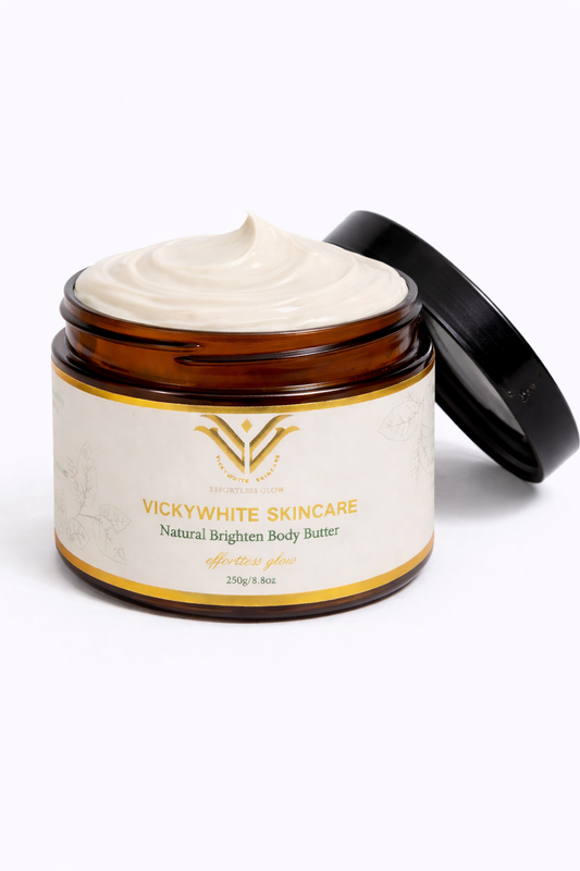 Natural Brightening Body Butter-Niacinamide, HyaluronicAcid, KojicAcid, Collagenpeptide(250g)