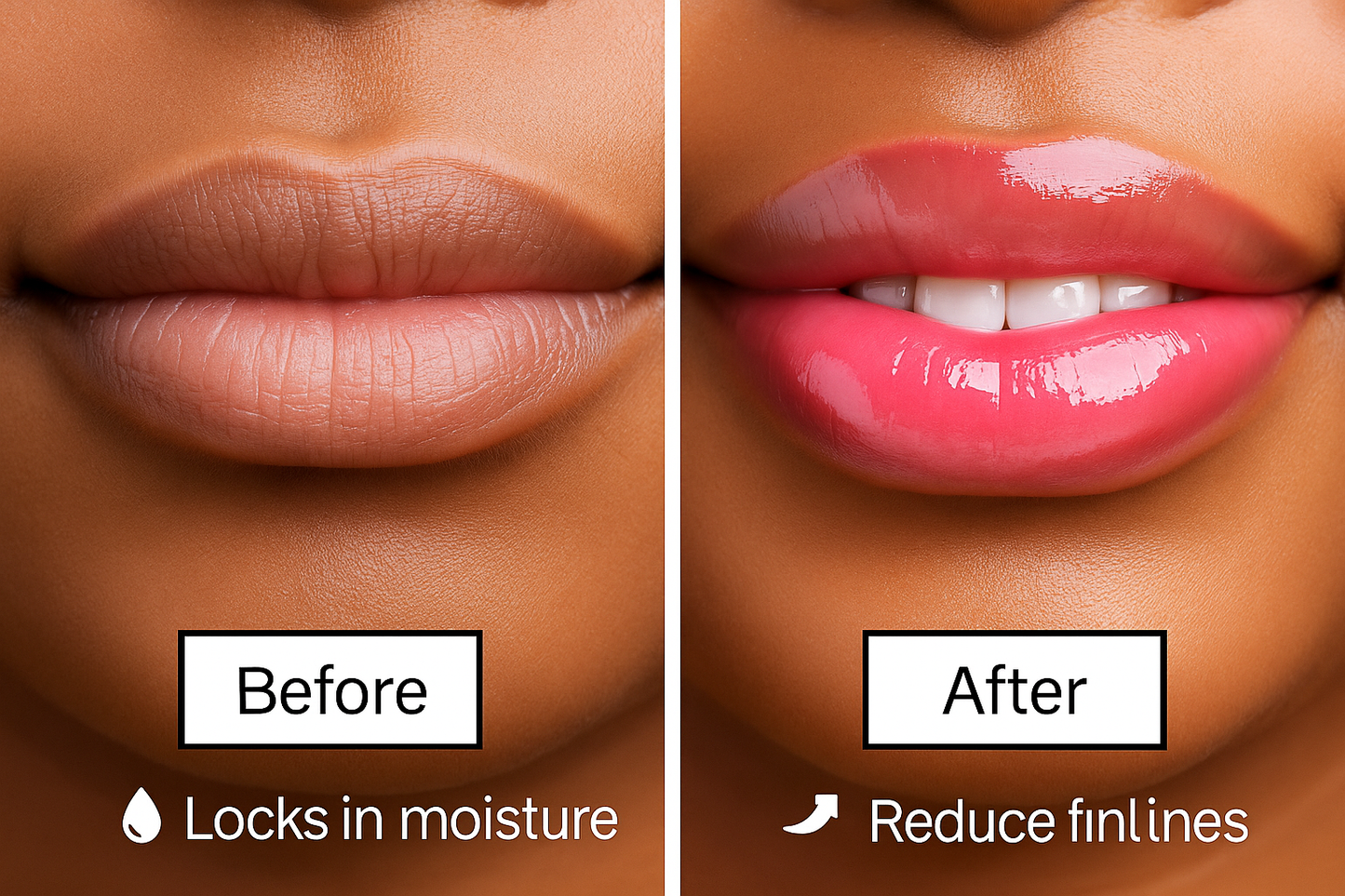Organic collagen lip mask for healthy lips