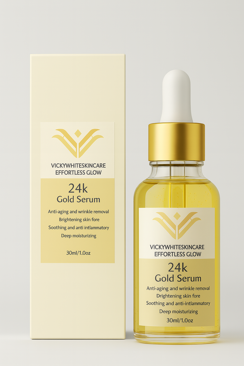 Organic 24k gold serum