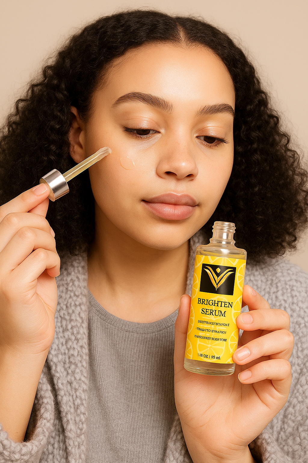 Organic face serum