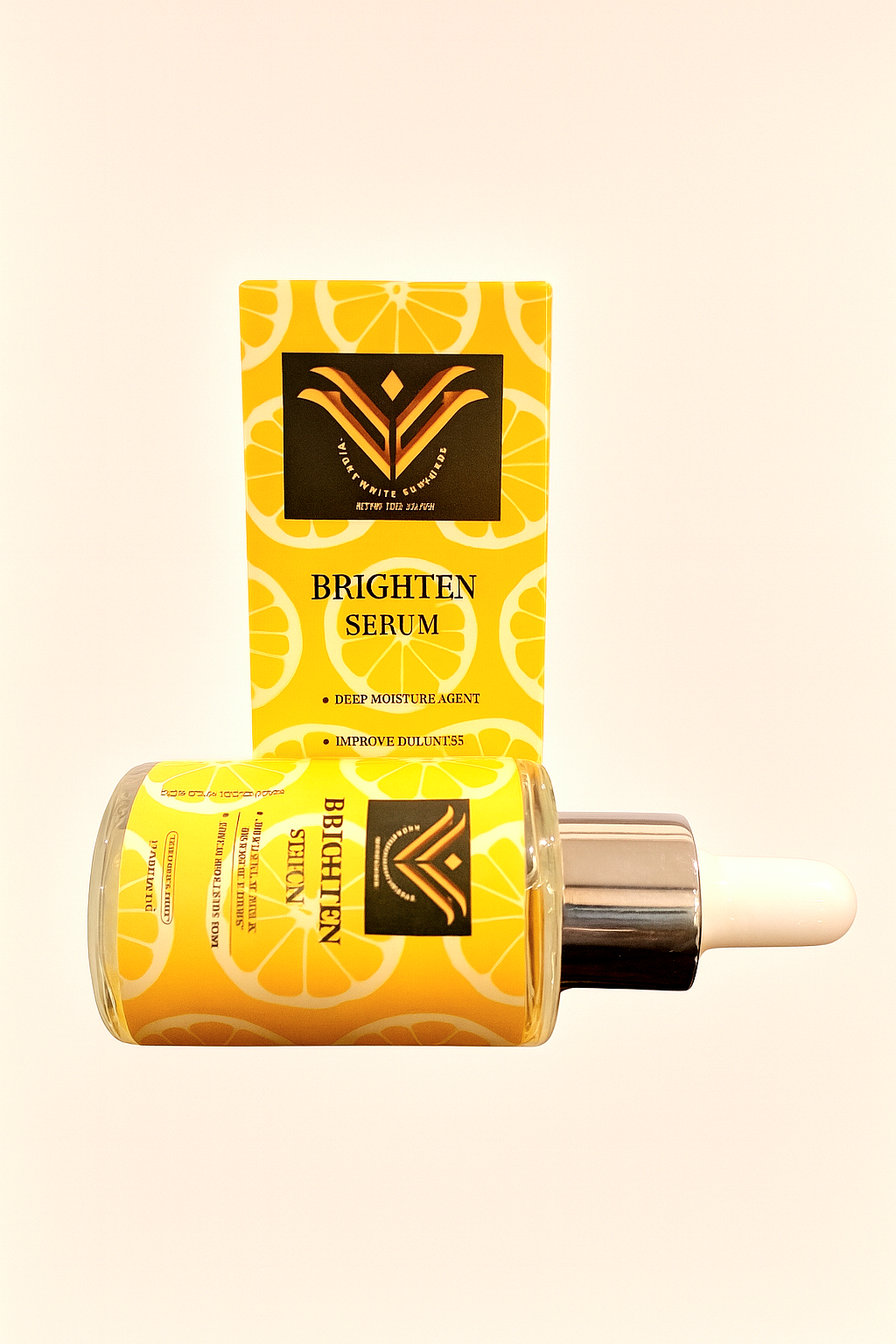 Skin brightening serum with natural ingredients