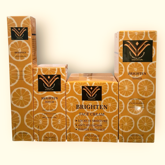 organic skincare set for brighten skin