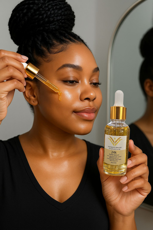 24k gold luxury serum