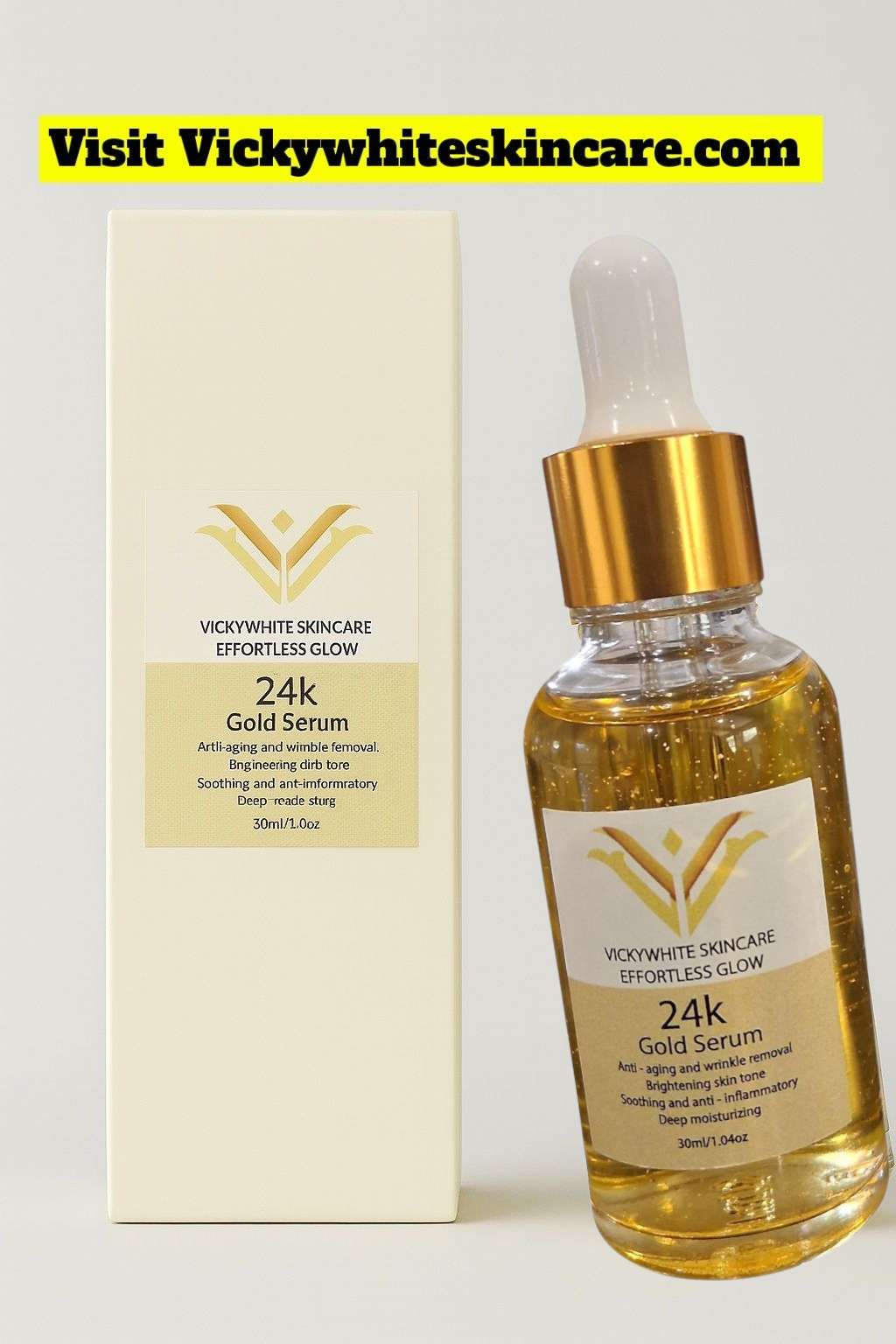 Luxury 24k gold serum 