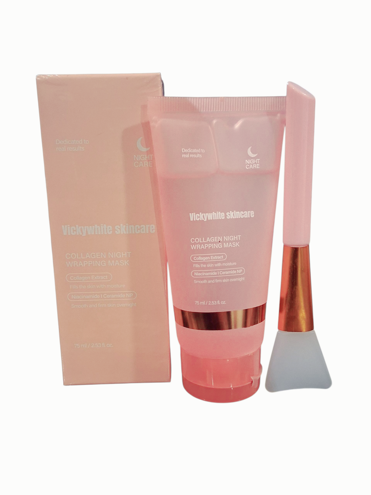 Collagen night sleeping mask for hydrated glowing skin