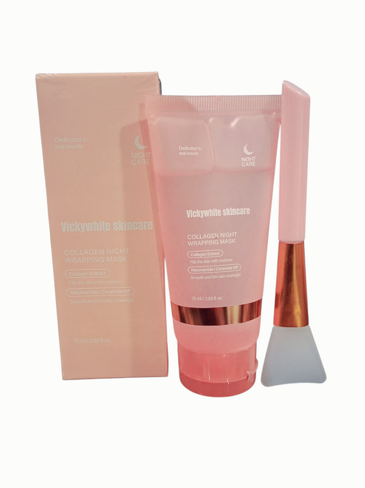 Collagen night sleeping mask for hydrated glowing skin
