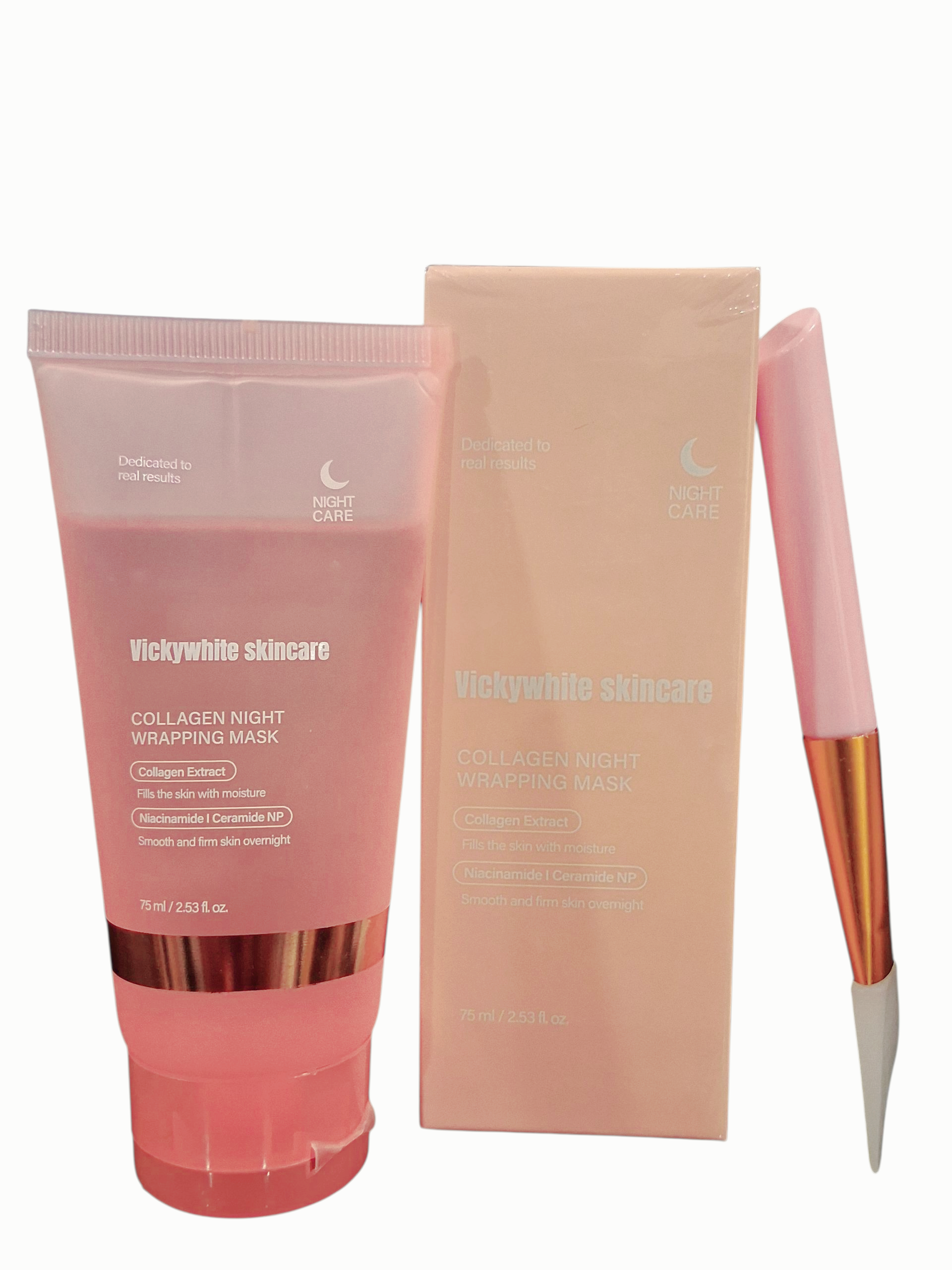 Collagen sleeping mask for firm and plump face