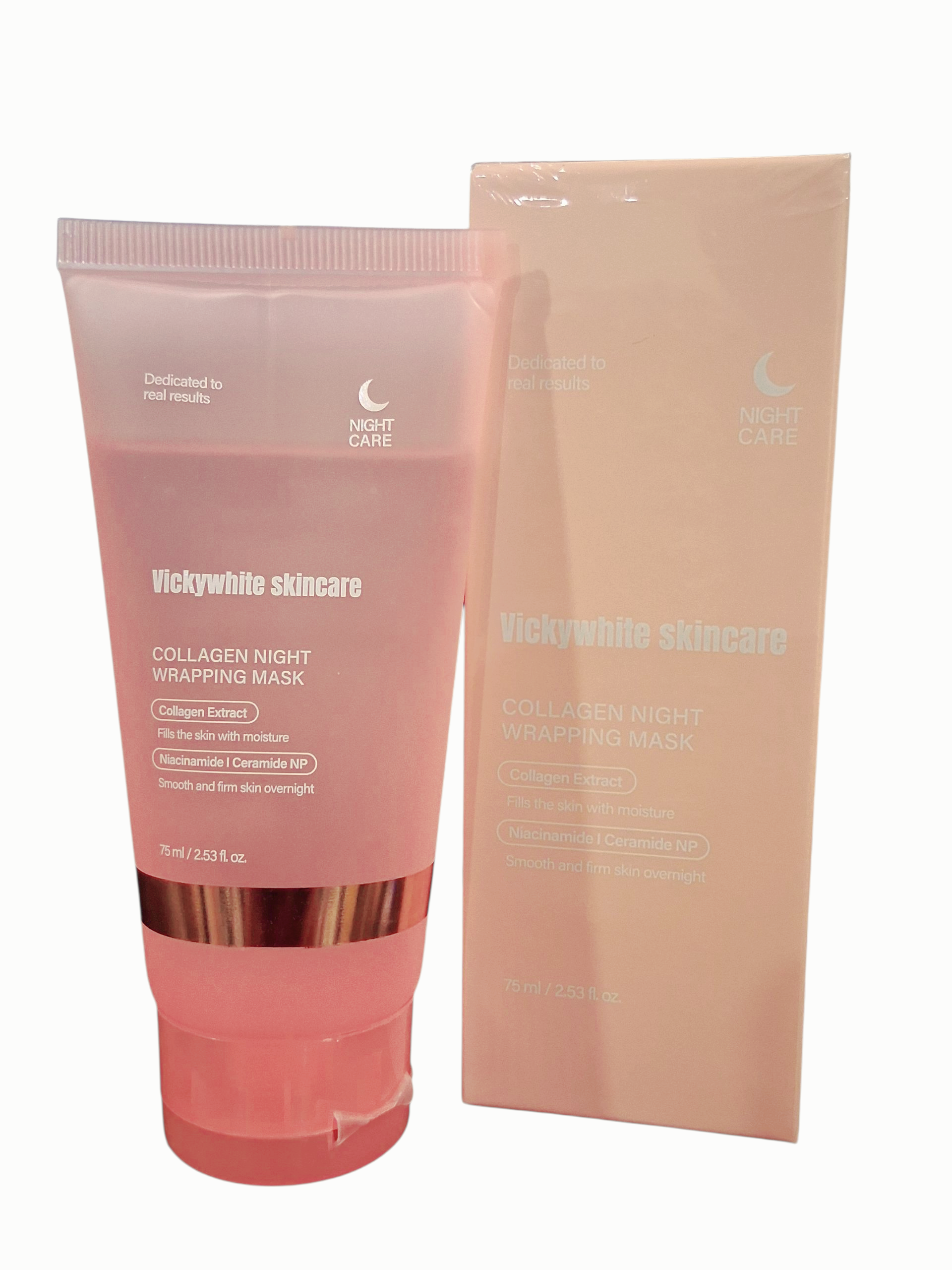 Hydrating collagen sleeping mask for youthful skin