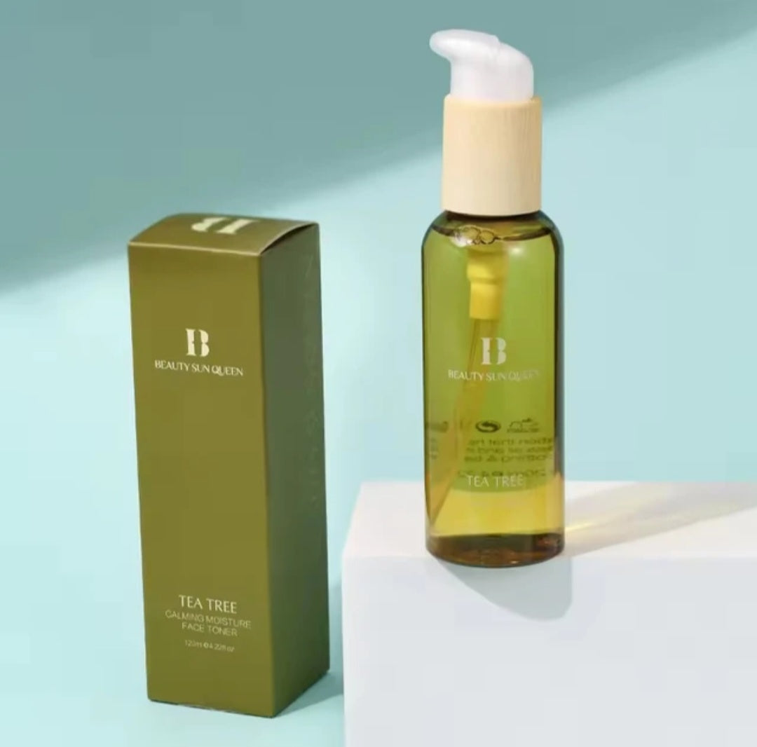 Tea Tree Skincare Set – Face Cleanser, Toner, Serum, Moisturizer & Acne Treatment Cream – Calming, Clarifying & Hydrating Routine for Acne-Prone & Oily Skin