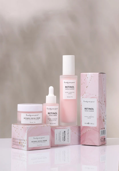 Retinol Skincare Set (3-Piece) – Anti-Wrinkle, Brightening & Firming System, Moisturizing Retinol Creams for Smooth, Radiant, Youthful Skin