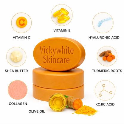 Turmeric Kojic Glow Soap 100g (2-packs)