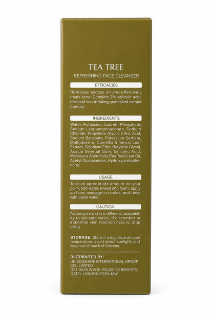 Tea Tree Skincare Set – Face Cleanser, Toner, Serum, Moisturizer & Acne Treatment Cream – Calming, Clarifying & Hydrating Routine for Acne-Prone & Oily Skin