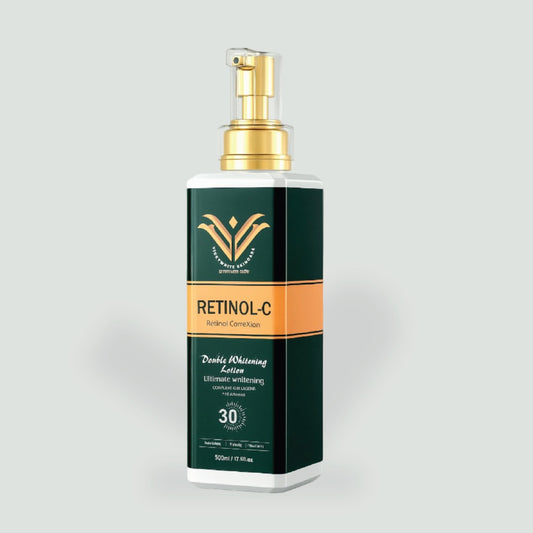 Retinol brightening body lotion for glowing skin
