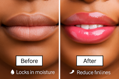 Organic collagen lip mask for healthy lips