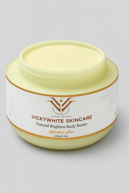 Natural Brightening  Body Butter-Niacinamide, HyaluronicAcid, KojicAcid,  Collagenpeptide(250g)