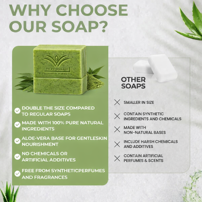 Acne-Prone Skin Therapy Bar Soap – Deep Cleansing, Oil Control, Dark Spot Care –(3-Bars)