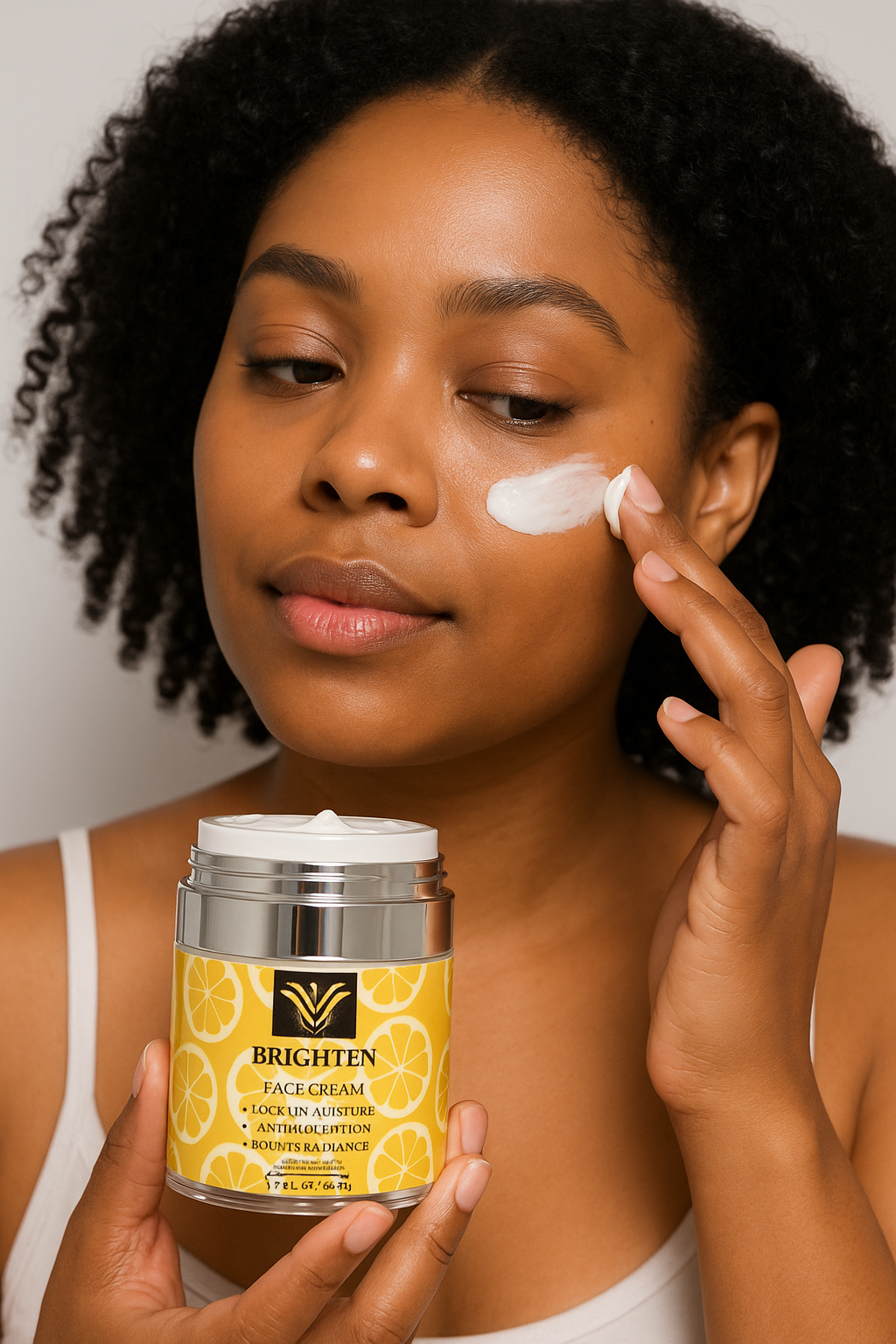Chemical-free organic brightening cream