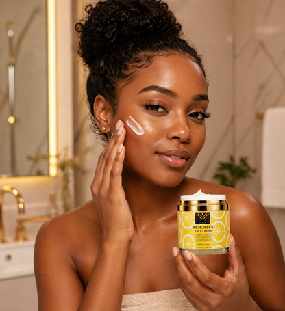 Vitamin C Face Cream with Niacinamide & Kojic Acid – Brightening Moisturizer for Dark Spots, Uneven Skin Tone & Fine Lines | Hydrating Anti-Aging Cream for Radiant Glow | VickyWhiteSkincare