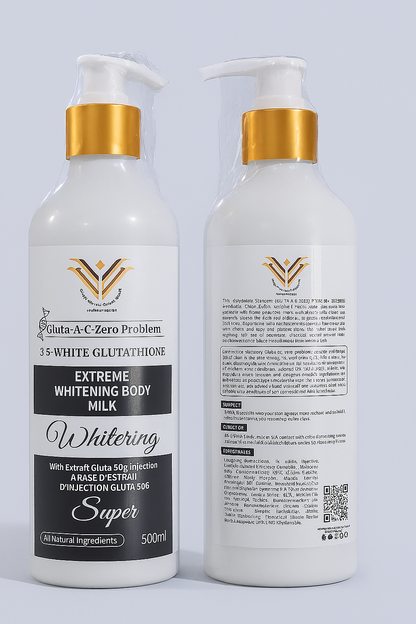 skin brightening gluthatheione body milk