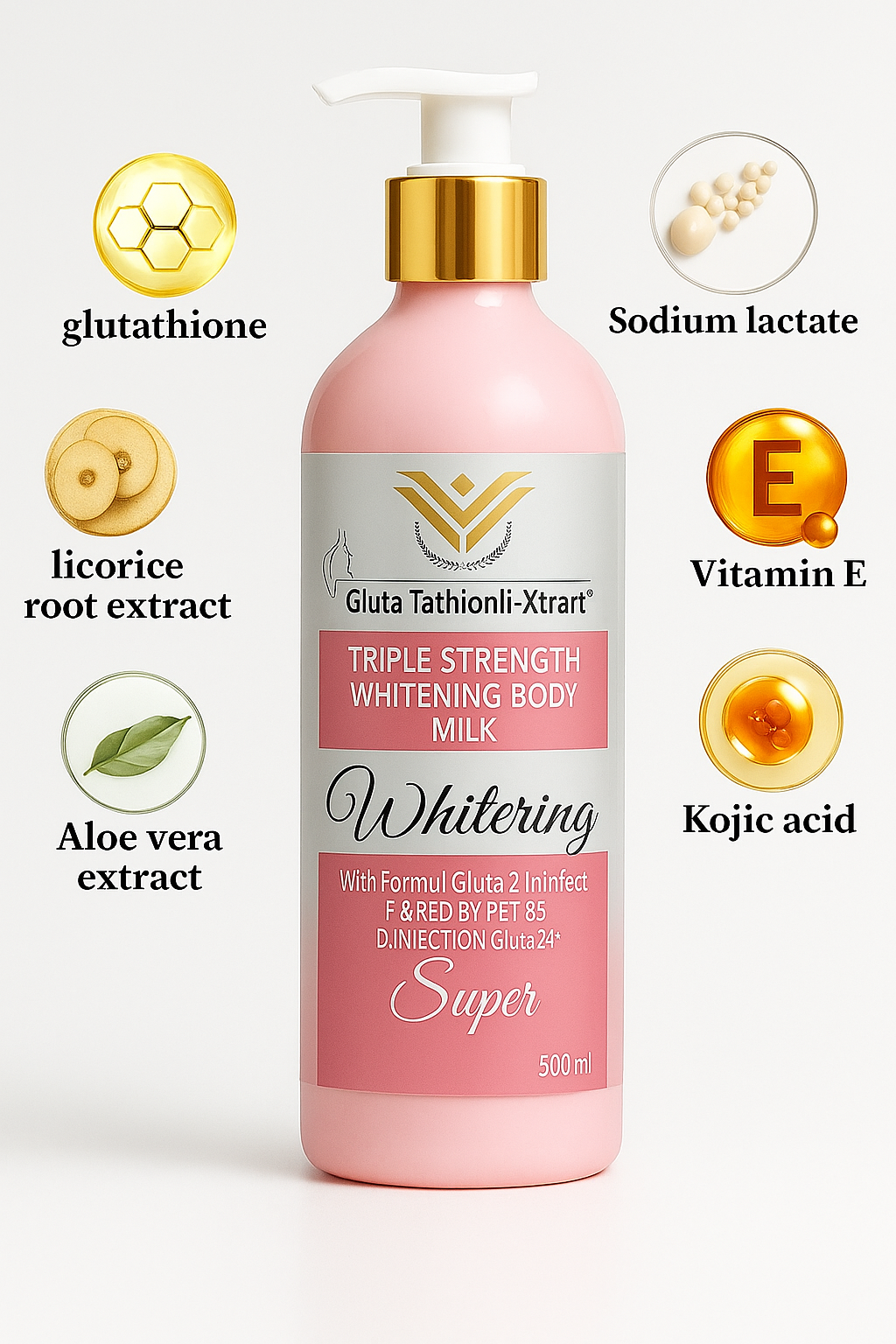 Skin brightening triple strength body cream