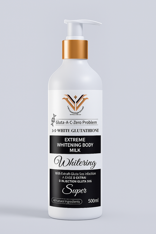 Glutathione body milk for skin brightening