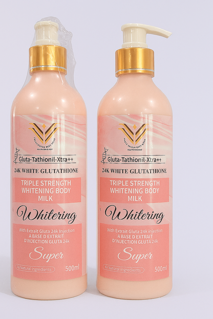 whitening triple body milk