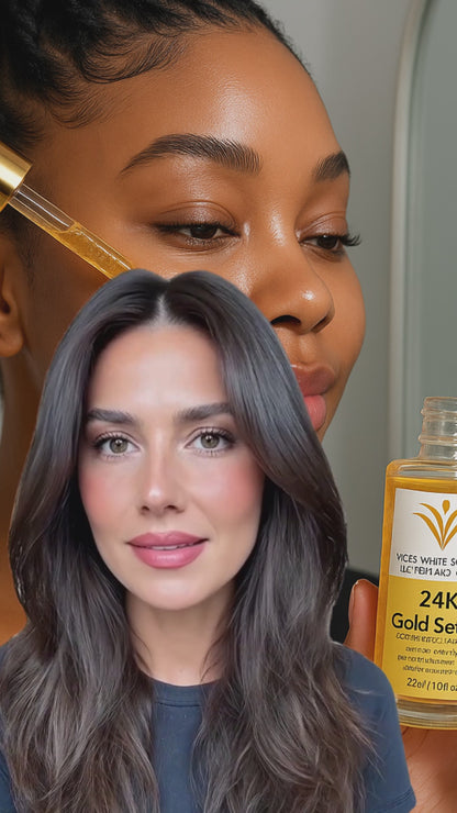 Brightening 24k gold serum 