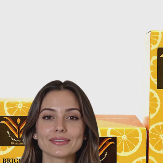 Organic facial care set for whitening and glow