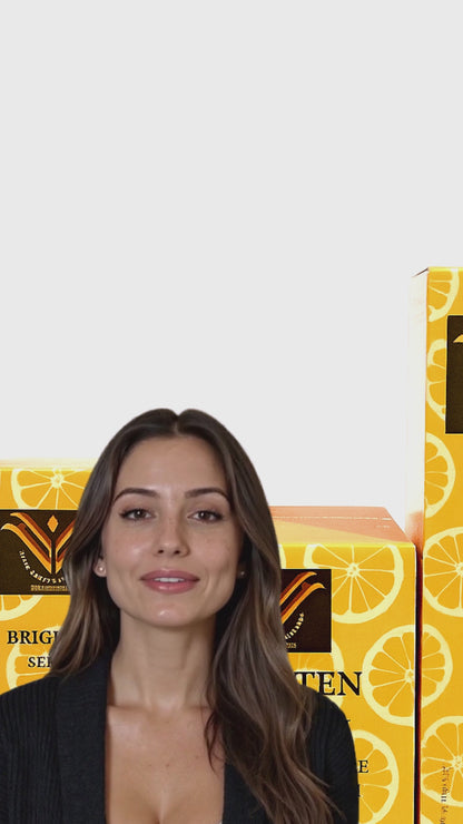 Organic facial care set for whitening and glow